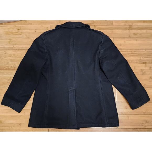 DSCP Quarterdeck Peacoat Woman's 16R Wool US Military Navy Issued Heavy Overcoat - Picture 9 of 10